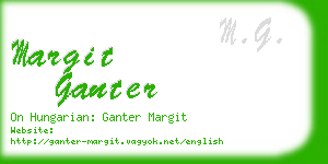 margit ganter business card